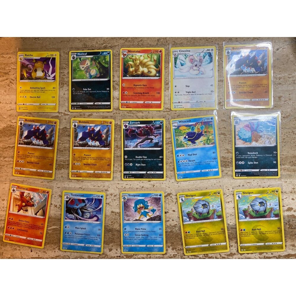 Pokemon Shelgon Card Stage 1 Uncommon 90 HP NM Excellent Condition Collectible T